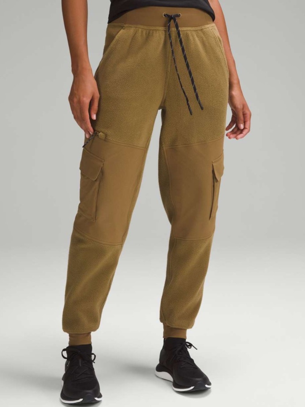 NWOT Lululemon sz4 Fleece + Ripstop Cargo High-Rise Hiking Jogger *Full Length